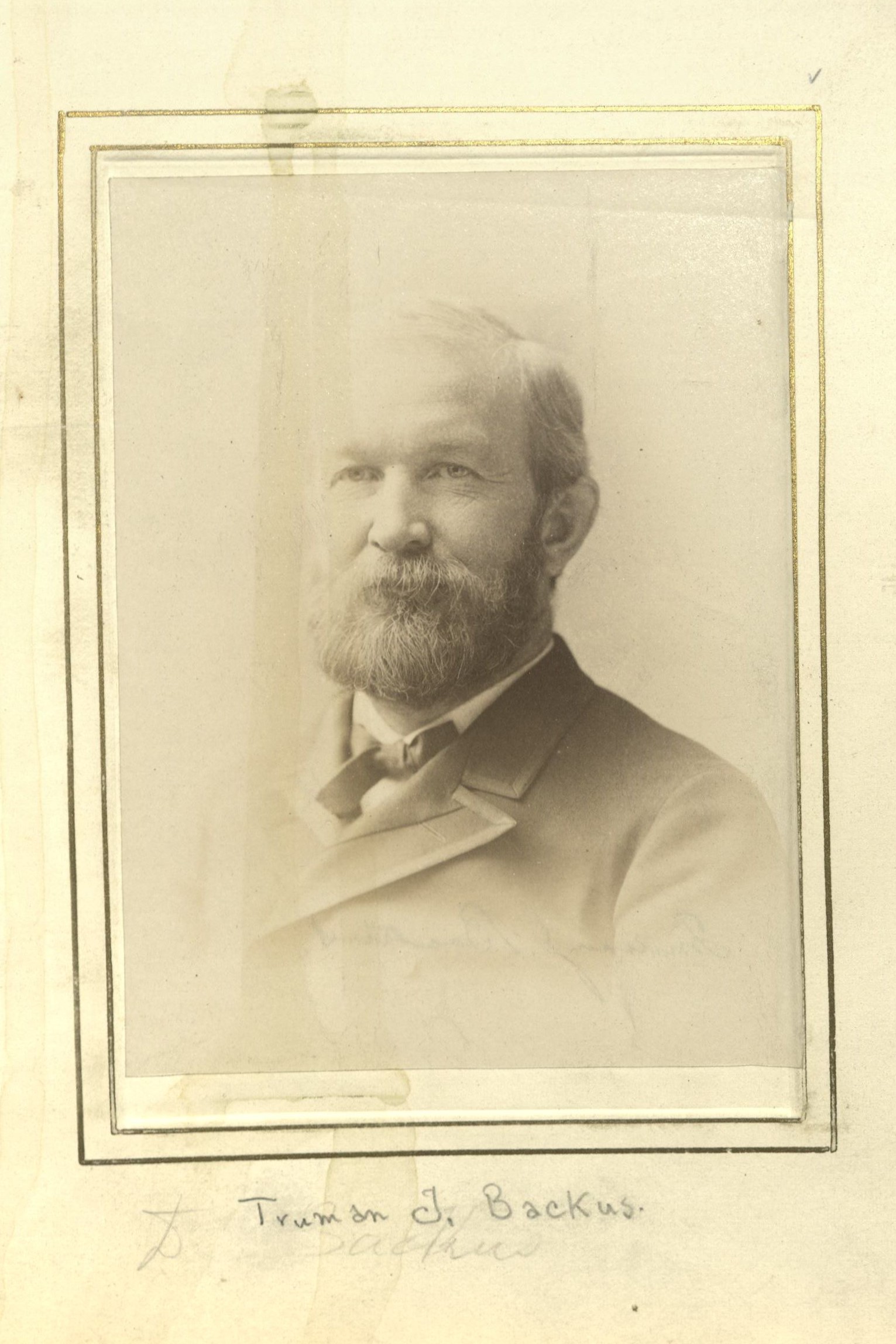 Member portrait of Truman Jay Backus